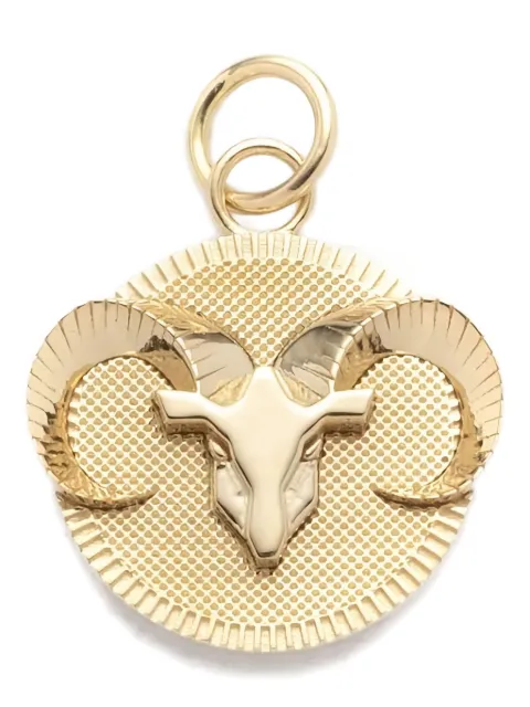 Foundrae 18K yellow gold Baby Aries Medallion pendant