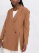 Aeron Jama off-centre buttoned blazer