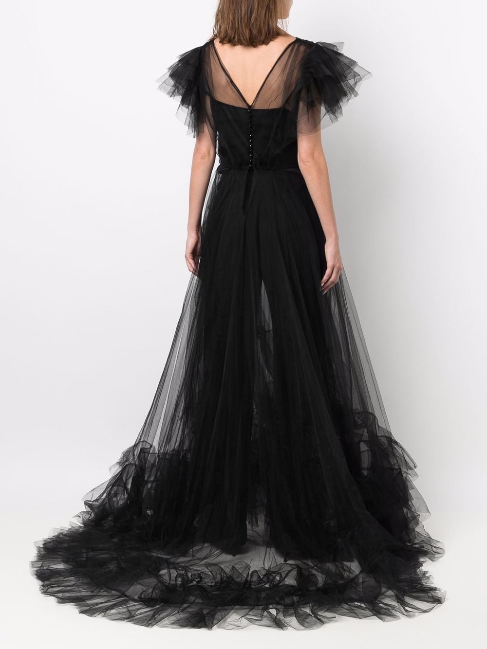 Jenny Packham A-line Tulle Gown - Farfetch