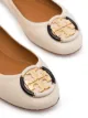 Imagem 2 de Tory Burch Sapatilha Minnie de couro