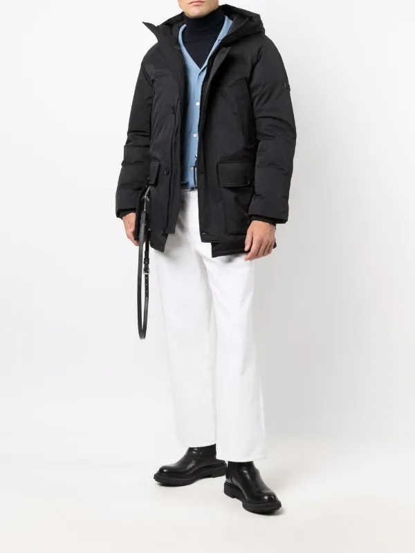 sandro technical padded jacket