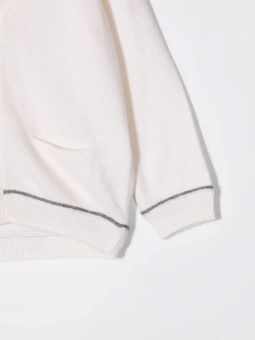 Il Gufo Cardigan con dettaglio a contrasto | Top | Image 3