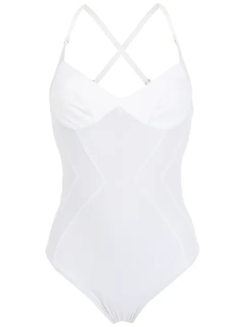 Amir Slama panelled swimsuit
