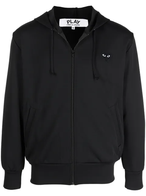 Comme Des Garçons Play logo-print zipped hoodie
