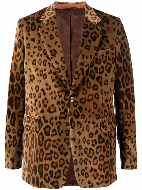 leopard blazer men