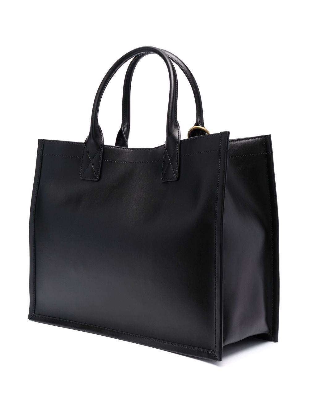 Sandro Men's Large Monogram-Embossed Leather Tote