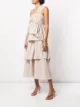 Cinq A Sept one-shoulder tiered dress
