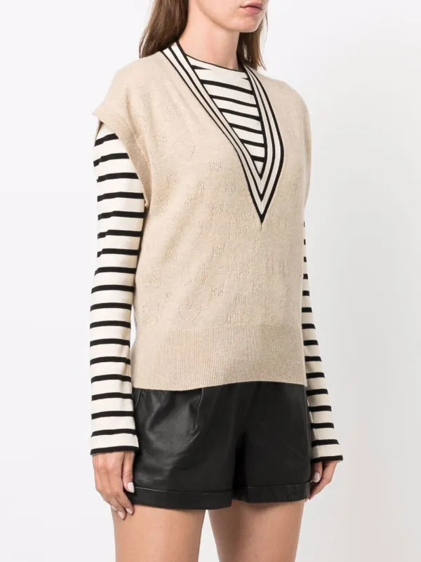 sandro knit vest