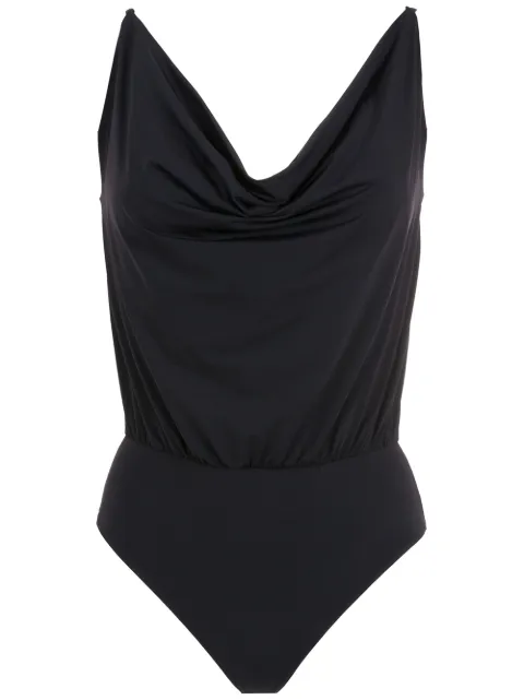Amir Slama cowl-neck swimsuit