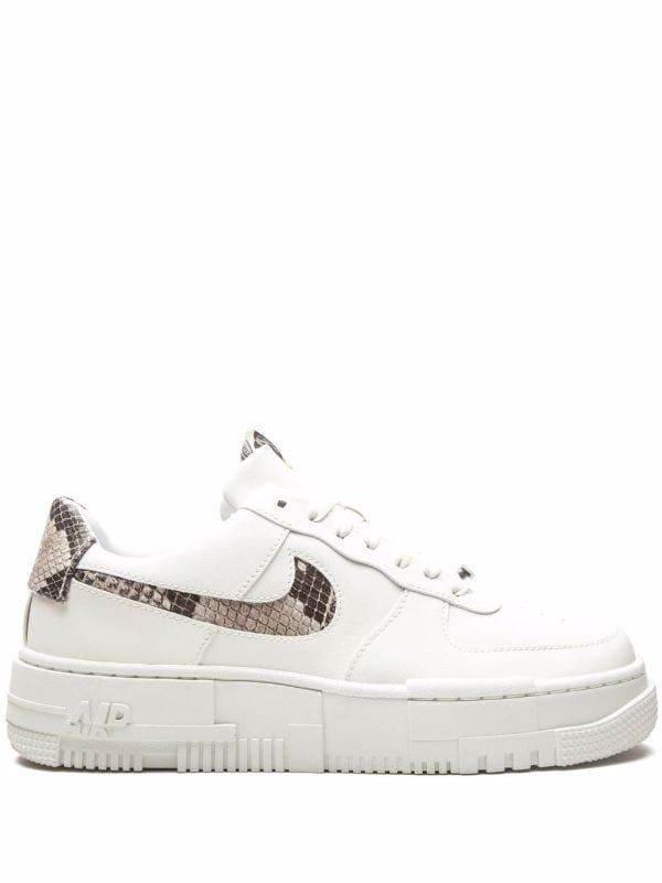 white air force 1 pixel sneakers