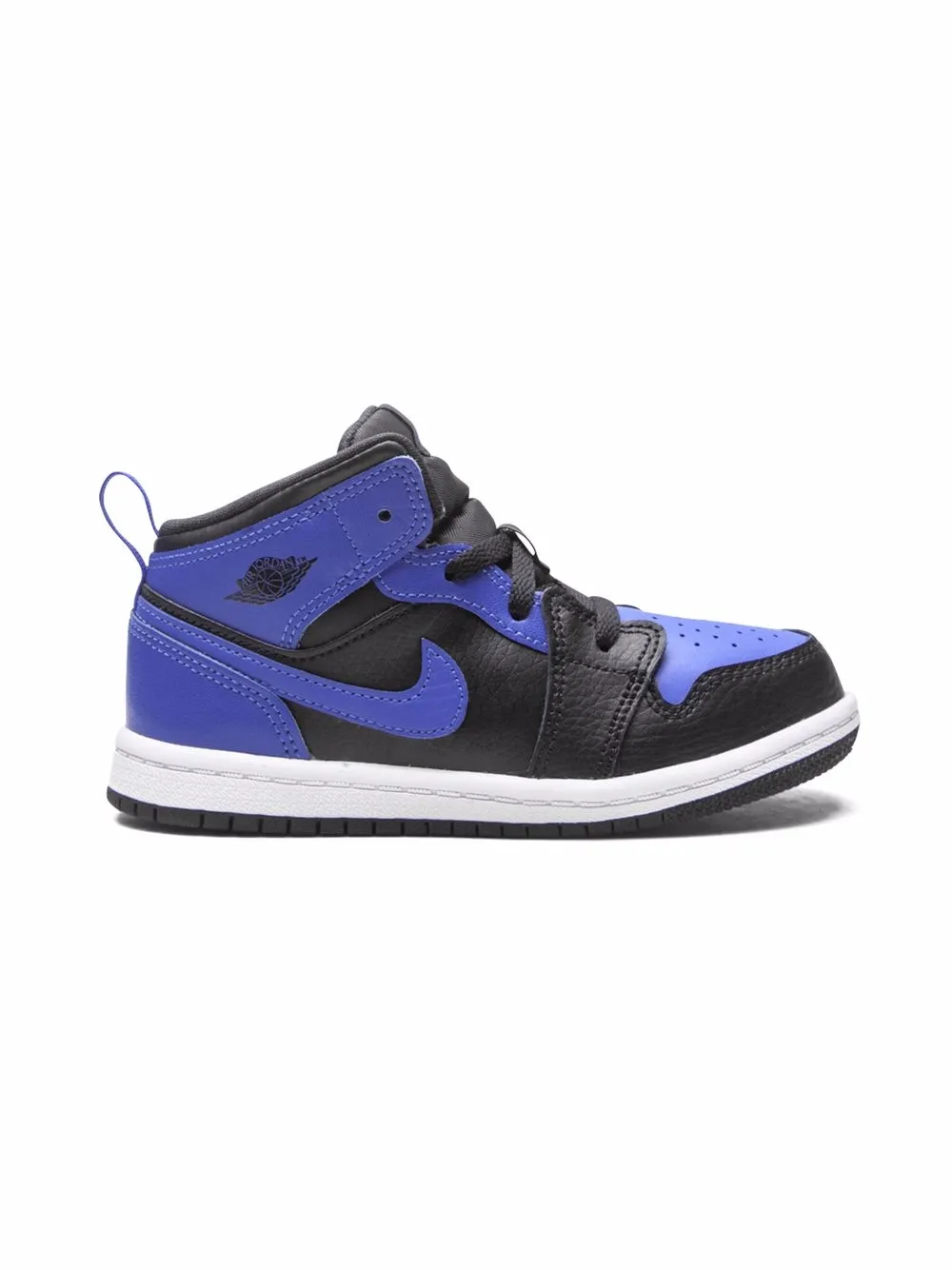 Jordan Kids Air Jordan 1 mid-top sneakers - Zwart