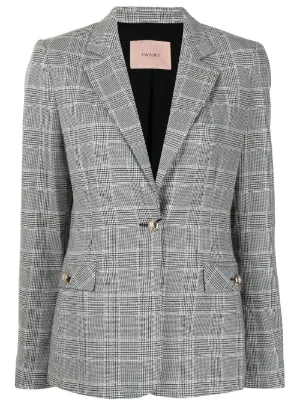 Grey checked hot sale womens blazer