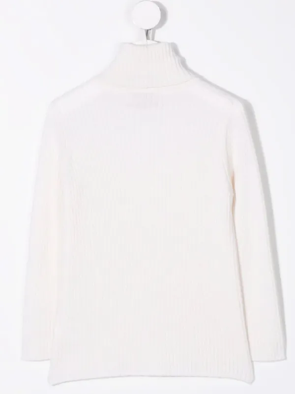 PUCCI Junior Logo roll-neck Jumper 