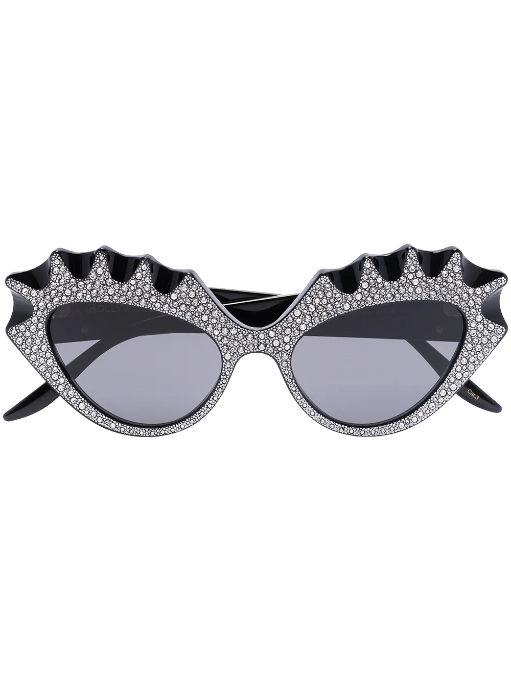 Gucci Eyewear Interlocking G rhinestone-embellished cat-eye Sunglasses ...