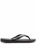 Havaianas Top logo-embossed flip flops - Black