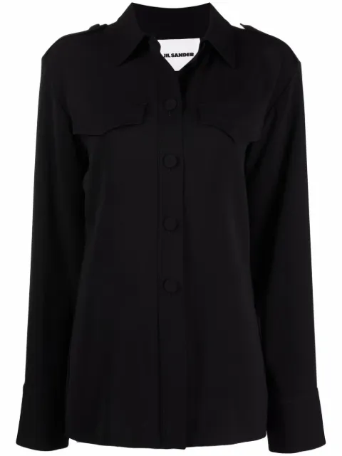 Jil Sander long-sleeve button-up shirt