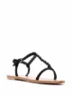 Image 2 of Alberta Ferretti bead-embellished leather sandals