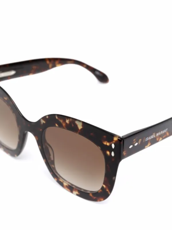 Isabel Marant Eyewear tortoise-shell cat-eye Sunglasses  display picture 2