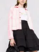 SANDRO ruffled A-line skirt