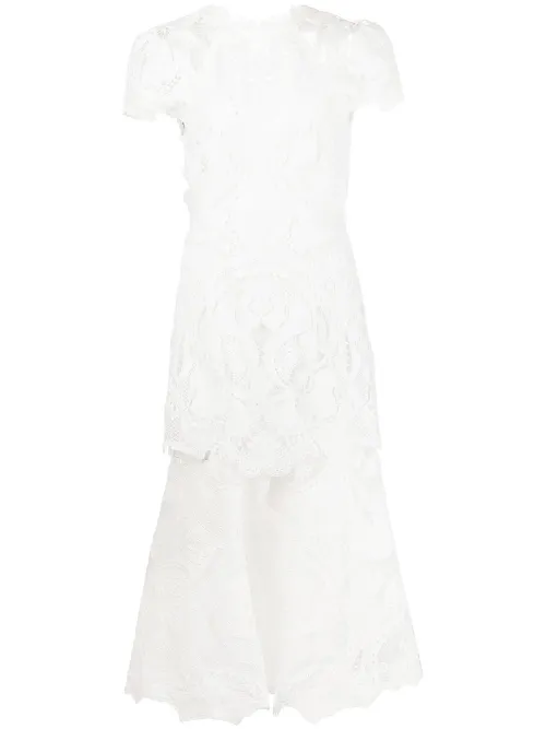 Robe mi-longue à découpes - Simkhai - Modalova