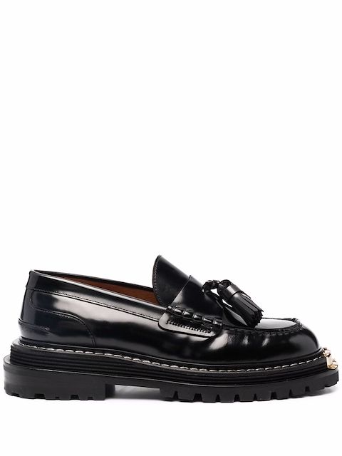 SANDRO Iron chunky sole loafers
