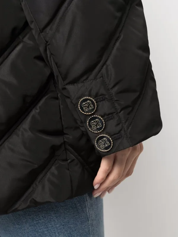 chevron quilted jacket