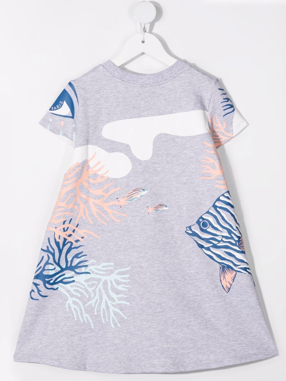 Kenzo Kids Jurk met print - Grijs