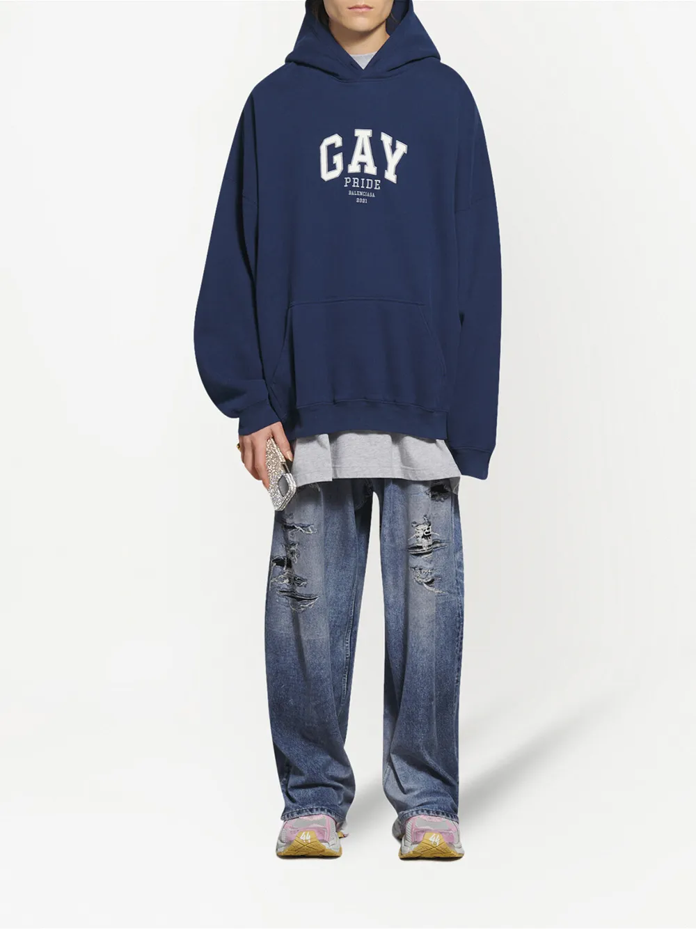 Balenciaga バレンシアガ Pride コットン パーカー - Farfetch