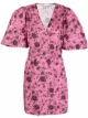 Image 1 of GANNI floral-print wrap dress