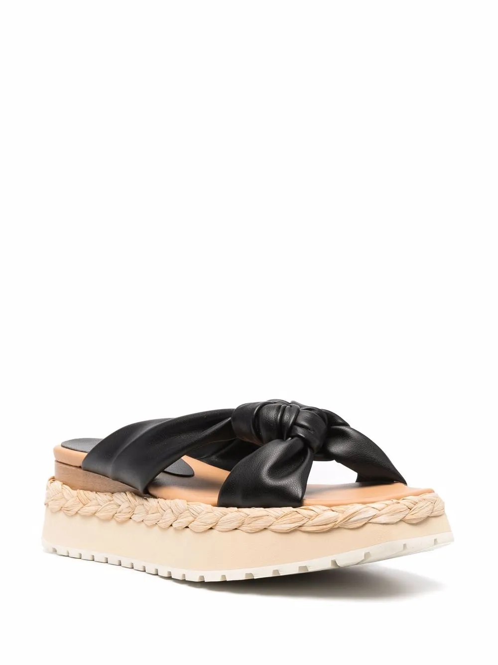 Paloma Barceló Geknoopte sandalen - Zwart