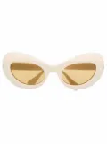 Gucci Eyewear oversize-frame tinted sunglasses - Neutrals