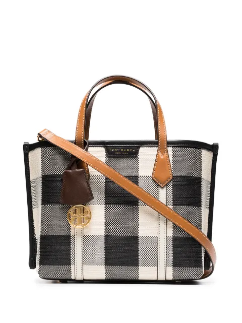Tory Burch TORY PRRY GNGHM SML TRPLE CMPRTMNT TTE B