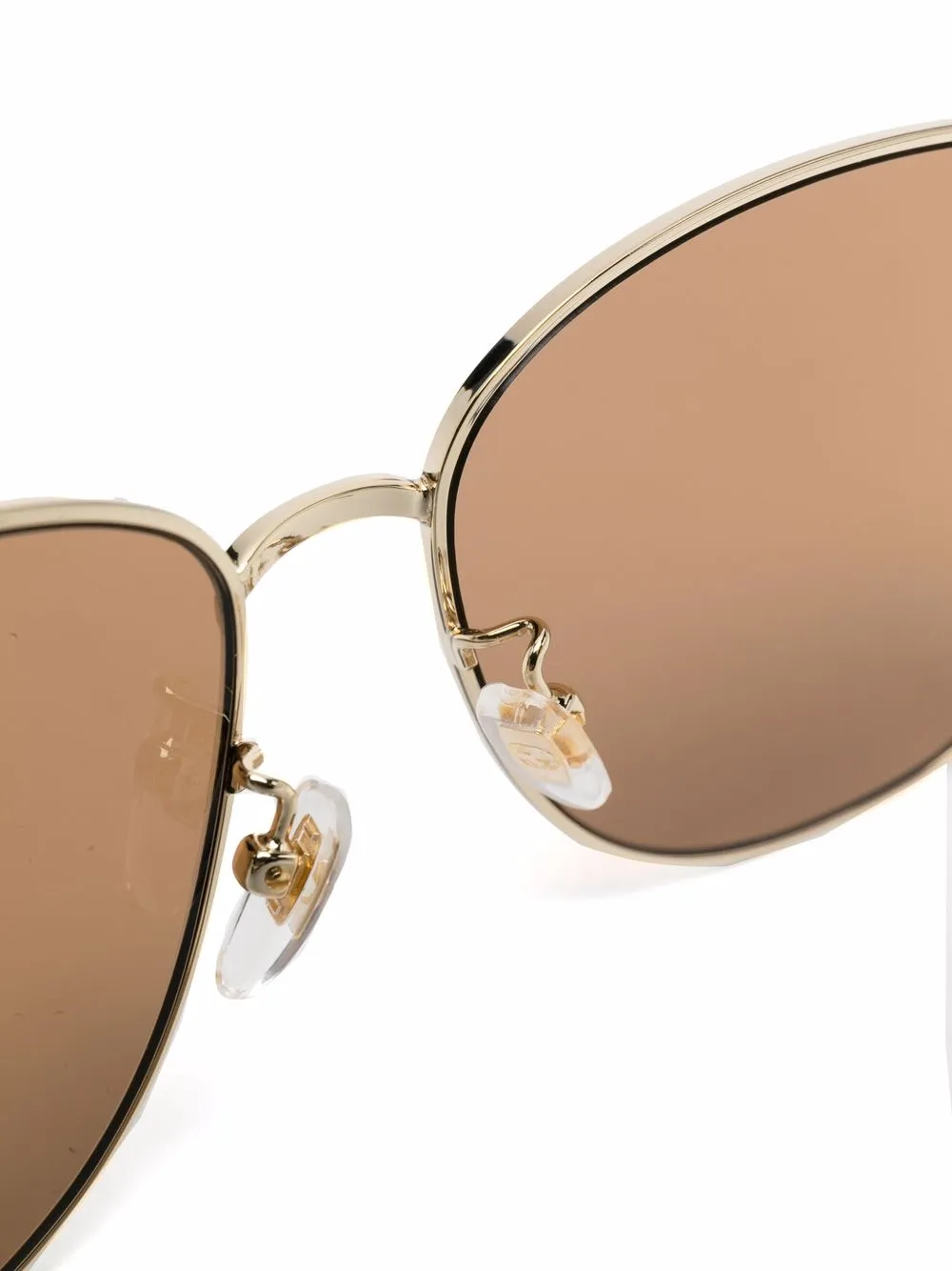 фото Gucci eyewear солнцезащитные очки в массивной оправе