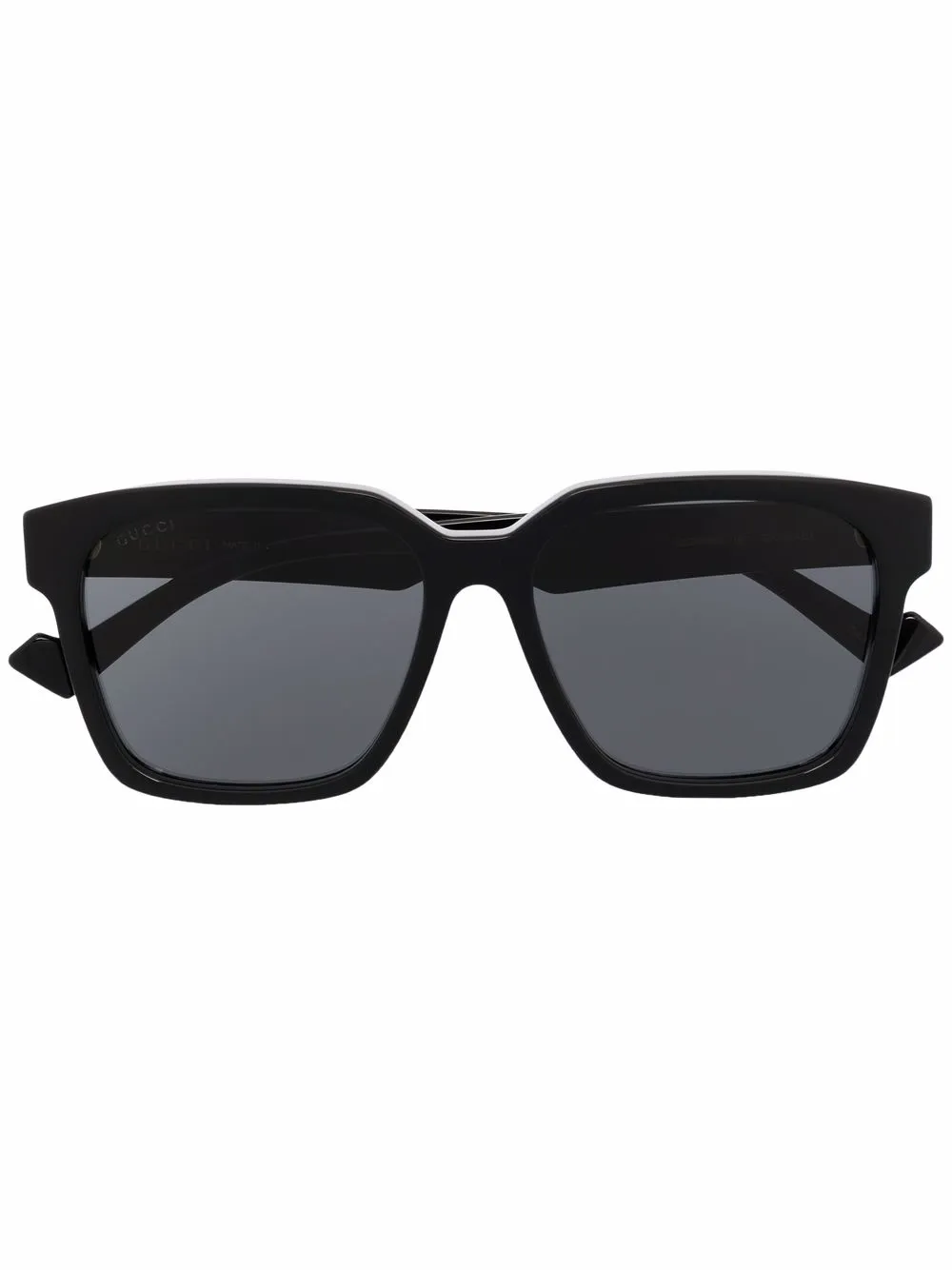 Gucci Eyewear Zonnebril met vierkant montuur Zwart