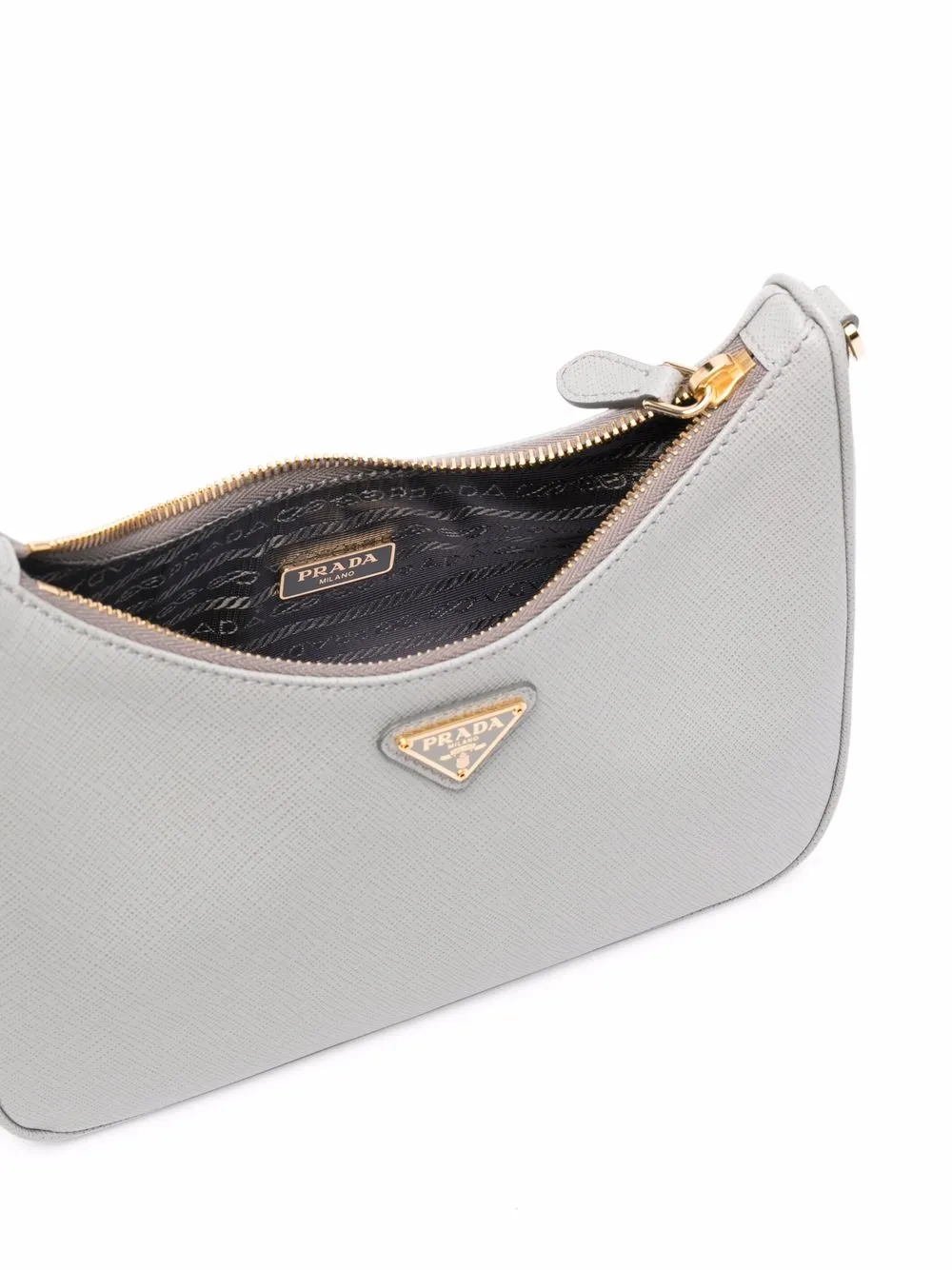 Prada Re-Edition 2005 schoudertas Grijs
