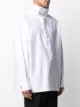 Givenchy mock neck collar long-sleeve shirt