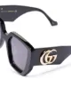 Gucci Eyewear Double G oversize-frame sunglasses