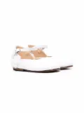 BabyWalker appliquéd ballerina flats - White