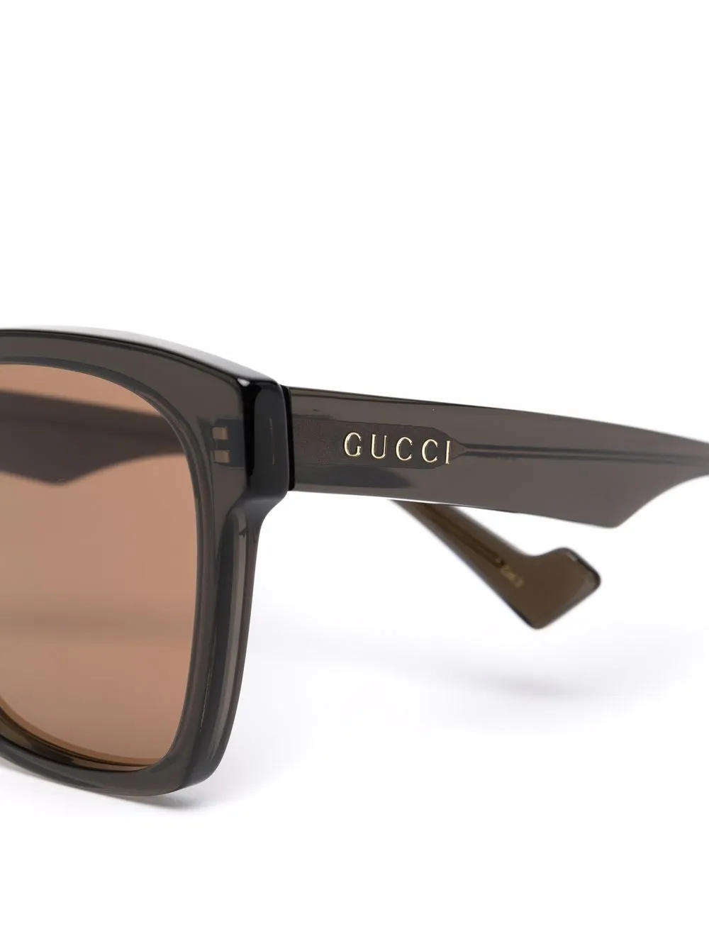 фото Gucci eyewear солнцезащитные очки в квадратной оправе с логотипом