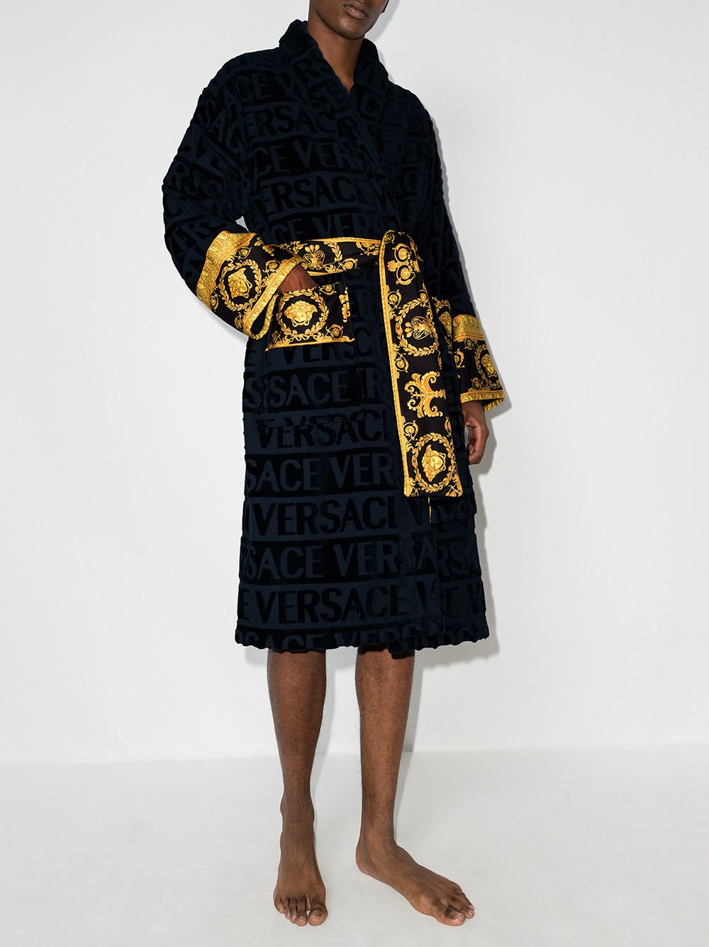 фото Versace халат i love baroque с поясом