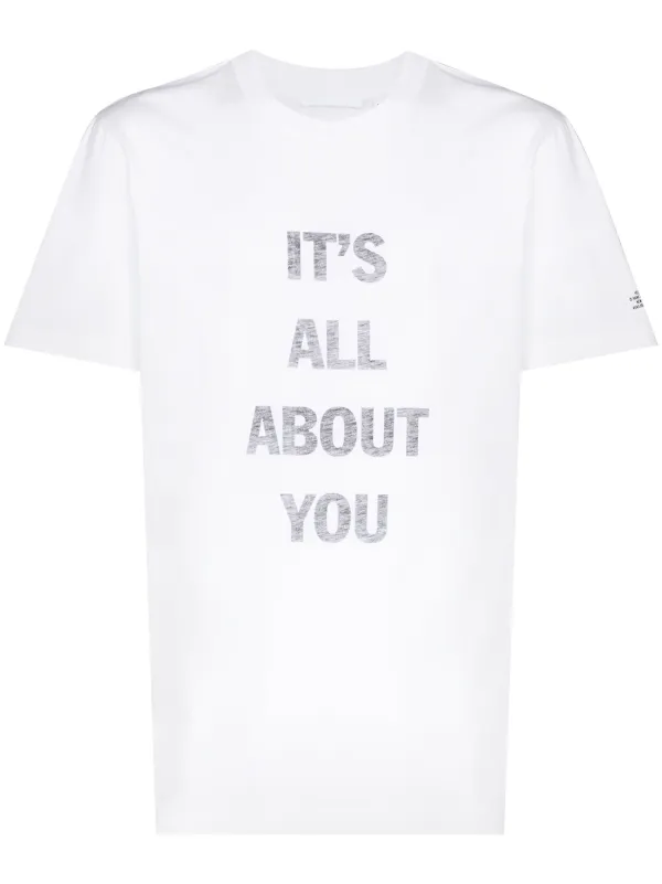 blue helmut lang t shirt