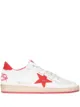 Image 1 of Golden Goose GOLDEN GOOSE BALL STAR NAPPA WHT RED SNK