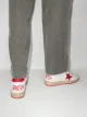 Golden Goose GOLDEN GOOSE BALL STAR NAPPA WHT RED SNK