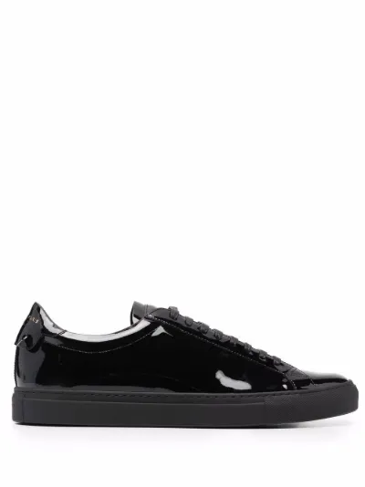 givenchy urban street patent leather sneakers