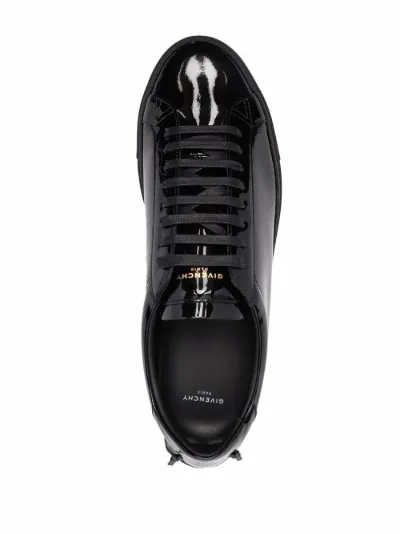 givenchy urban street patent leather sneakers