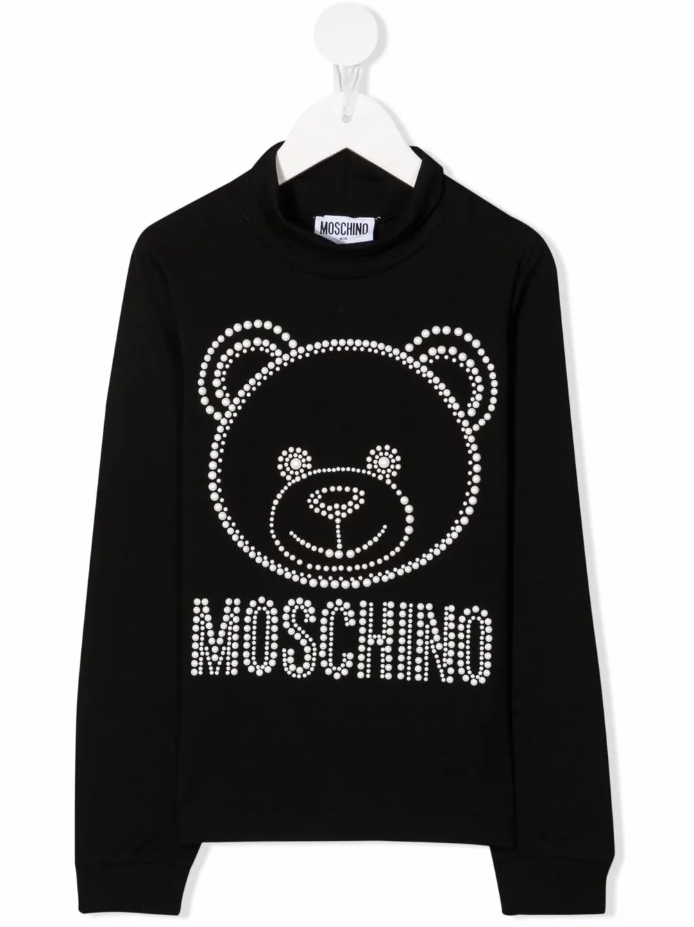 фото Moschino kids футболка teddy bear с длинными рукавами