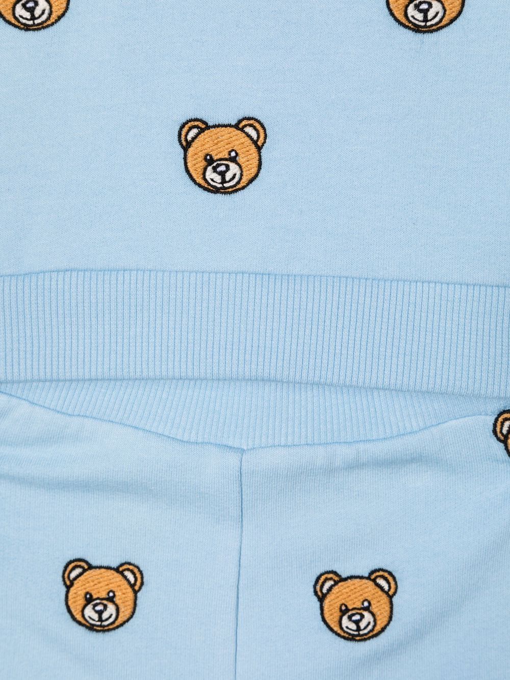 фото Moschino kids спортивный костюм с вышивкой teddy bear