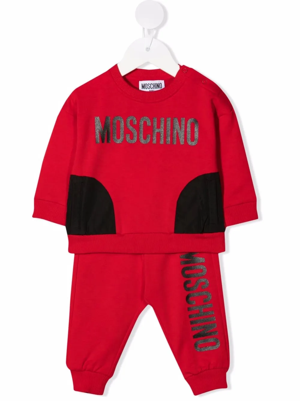 фото Moschino kids спортивный костюм с логотипом