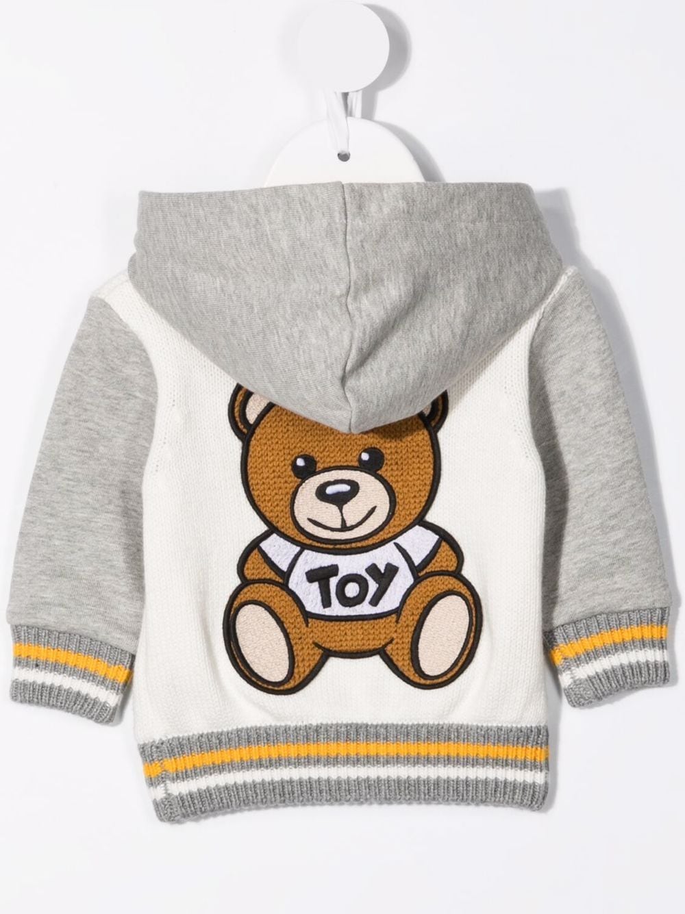 Image 2 of Moschino Kids teddy bear-motif cotton hoodie