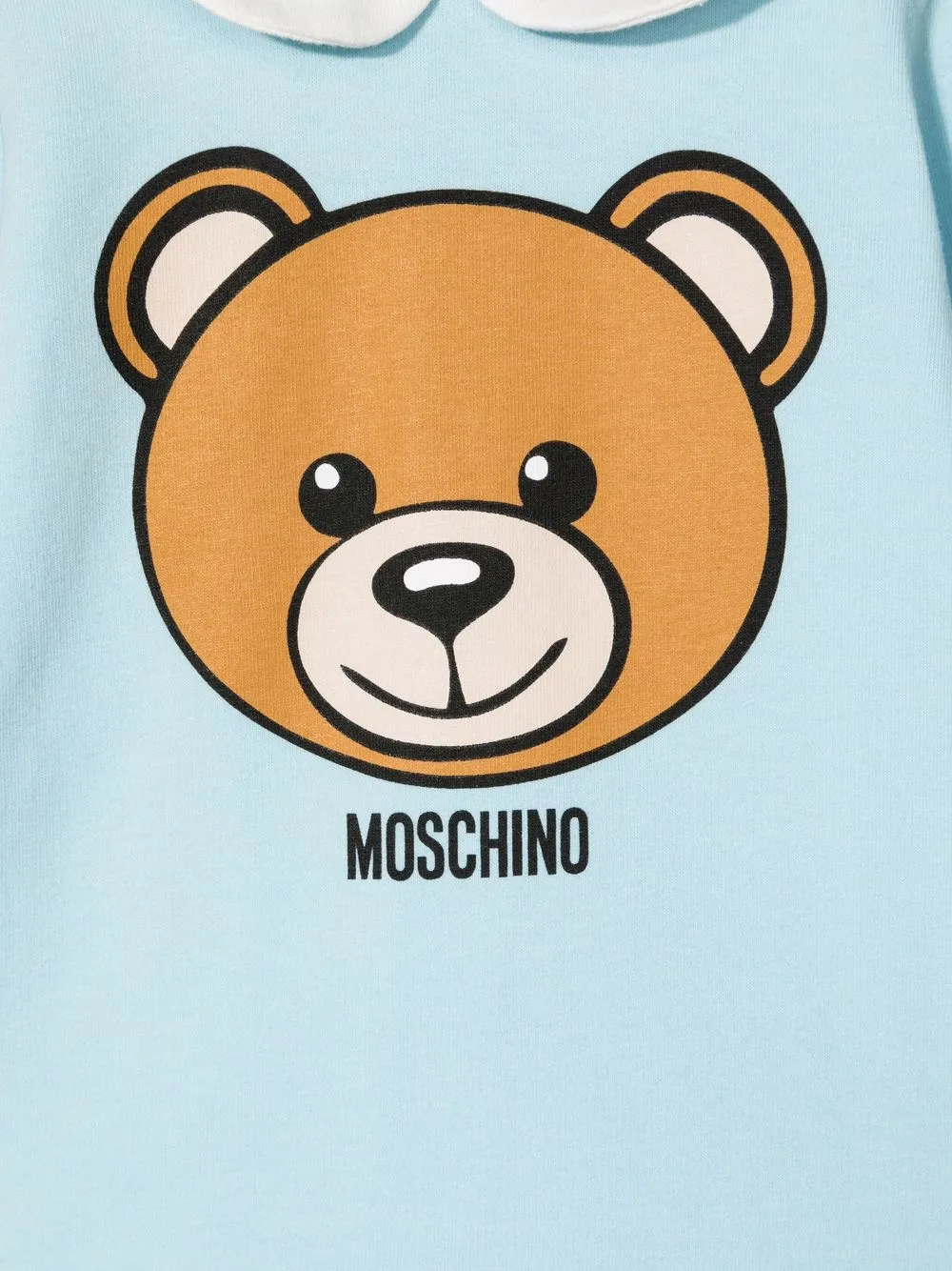 фото Moschino kids комплект из пижамы и шапки с принтом teddy bear